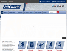 Tablet Screenshot of fmcicesports.com